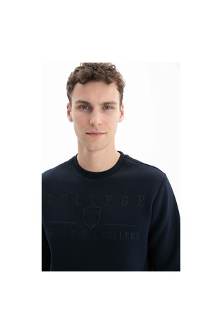 AR-MA Arma Erkek Baskılı 3 İplik Şardonlu Regular Fit Bisiklet Yaka Sweatshirt 001
