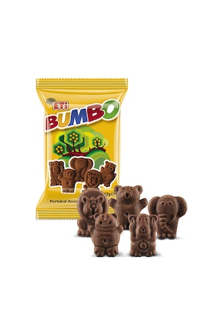 Eti Bumbo Portakal Aromalı Kakaolu Bisküvi 24 x 42 G