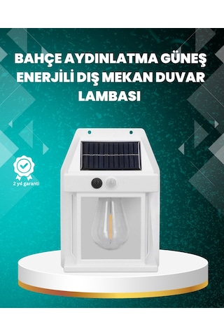 Çok Modlu Güneş Enerjili Bahçe Balkon Lambası Çok Renkli