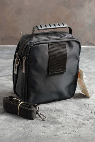 Seventeen Çok Gözlü El Ve Omuz Askılı Siyah Su Geçirmez Çanta 3497 Siyah