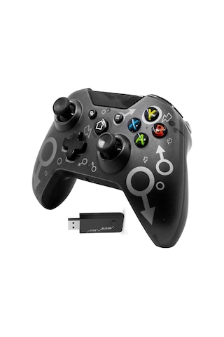 N-1 Kablosuz Titreşimli Oyun Kolu 2.4G X-One/Pc/Ps3/Xsx Uyumlu