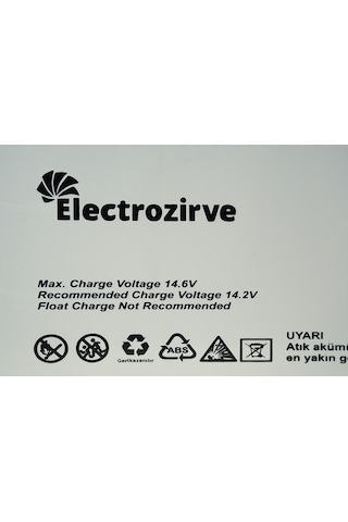 Electro Zirve 12.8v 200ah Lityum Akü Lifepo4