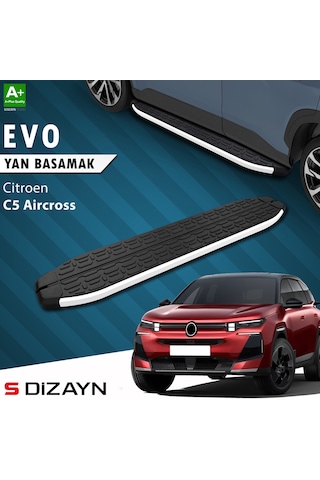 S-dizayn Citroen E-c5 Aircross Elektrikli Evo Aluminyum Yan Basamak 193 Cm 2024 Üzeri A+ Kalite