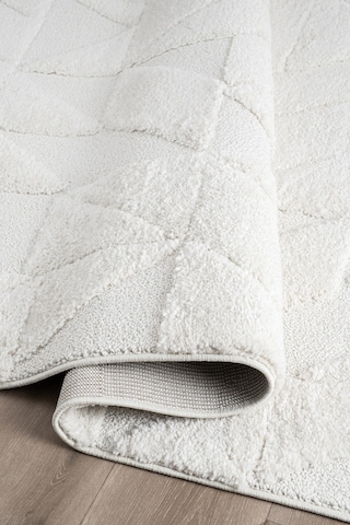 Norway Vl Bukleli Premium Yumuşak Peluş Post Iskandinav Oturma Odası Salon Halısı 68108a 68108a Krem-krem