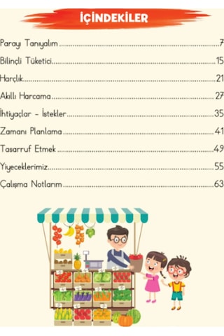 Finansal Okuryazarlık 1.sınıf Ders Kitabı - Para Hakkında Herşey