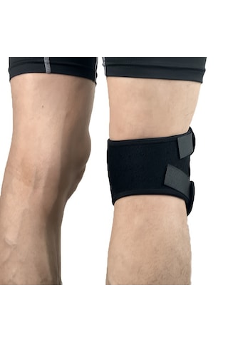 Patella Destekli Medikal Diz Korsesi Çapraz Bağ Menisküs İçin Sporcu Dizlik Siyah