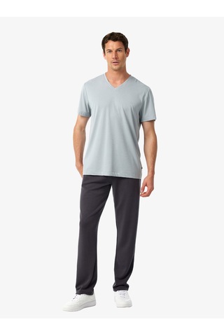 Blackspade Erkek V Yaka T-shirt 41014 - Gri