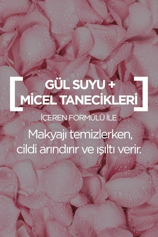 Garnier Micellar Gül Suyu Kusursuz Makyaj Temizleme & Işıltı 400 ML