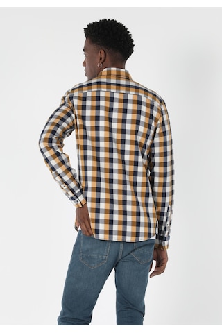 Colin's Colins Slim Fit Shirt Neck Erkek Sari Uzun Kol Gömlek Cl1057639 Q1.v1 Yls Safran