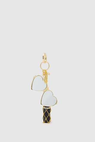Shule Bags Lipstick Gloss Kalpli Charm Gold Altın