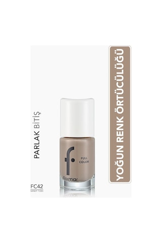 Flormar Full Color Ultra Yüksek Pigmentli & Parlak Bitişli Oje FC42