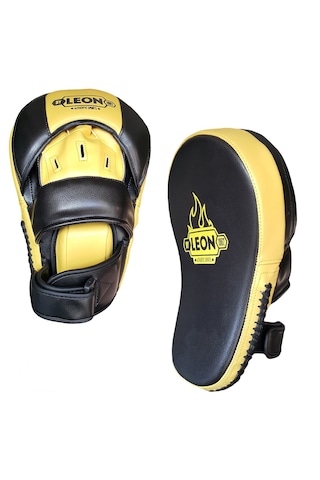 Leon Master Profesyonel Kick-boks Ve Muay Thai El Lapası Sarı Siy