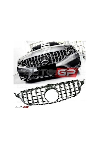 Autogp Mercedes W205 Gtr Ön Panjur Izgara Seti Amg 2014 / 2018 C Serisi Mb-w205-gtrc01