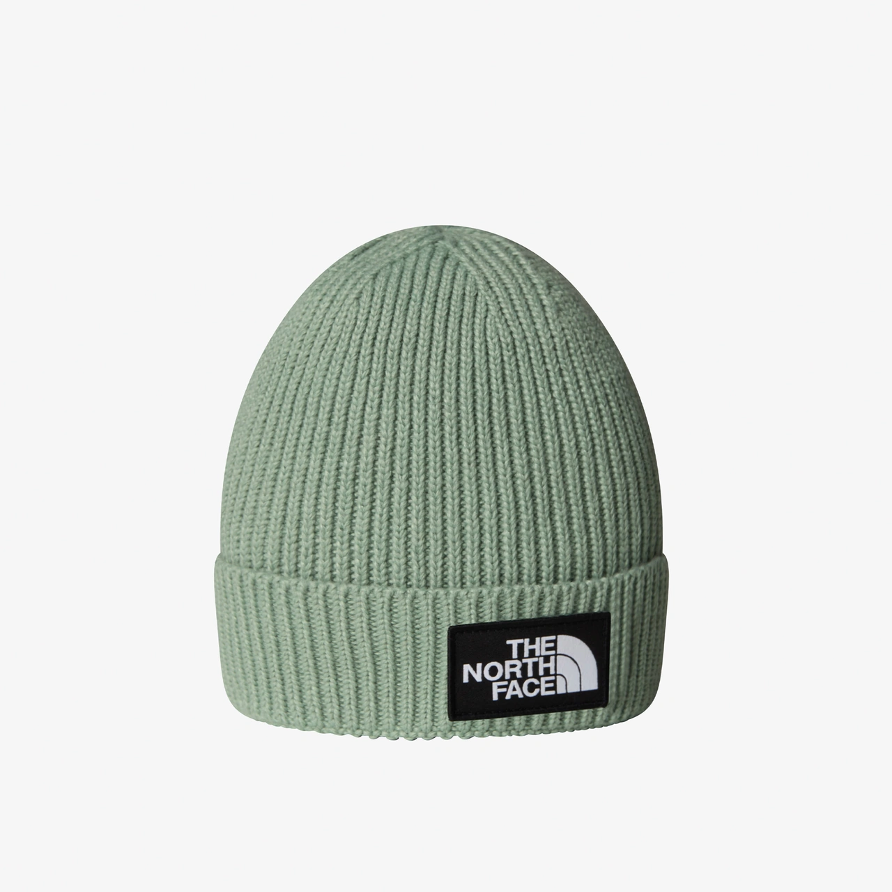 The North Face Logo Box Cuffed Yeşil Bere Nf0a8cgubq11 Yeşil