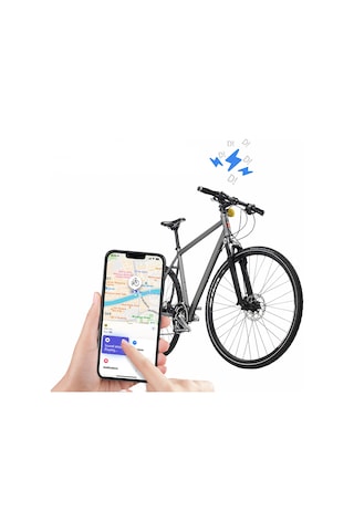 Micflip P20 Bisiklet Reflektröü Suya Dayanıklı Akıllı Takip Cihaz Özellikli Sarı