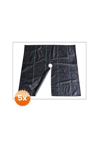 5 Adet Yabani Ot Bariyer Matı 60x60 Cm