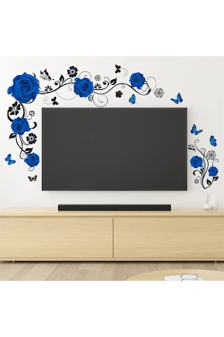 Sticker Store Mutfak Dekorasyonu İçin Duvar Çıkartması 187838836 Mavi