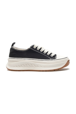 Lufian Shay Kadın Tekstil Casual Ayakkabı 24k 121230006 Z Siyah Siyah