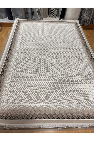 Bertuğ Halı Ada Serisi 05 Salon Oturma Odası Halısı 200x290 6m2 Krem - Vizon