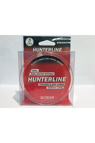 Hunterlıne 0,20Mm - 2.4Kg 100M Fluorocarbon Köstek Misinası Hunterlıne 0,20Mm - 2.4Kg 100M Fluorocarbon Köstek Misinası