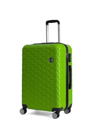 Reymond Luggage Altıgen Abs Seyahat Valizi, Orta Boy Yeşil