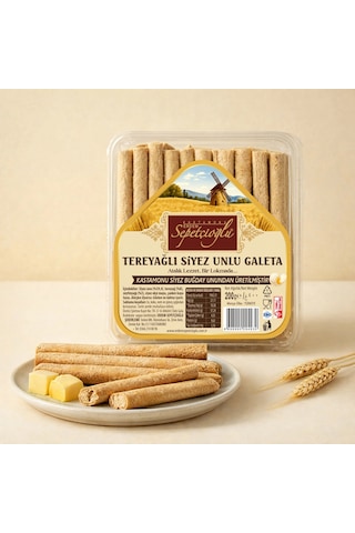 Erdem Sepetçioğlu Tereyağlı Siyez Unlu Galeta 200 G