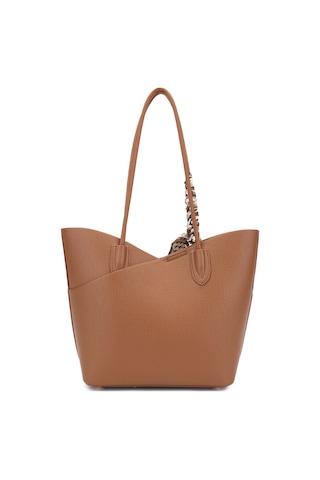 Tamer Tanca Kadın Vegan Taba Kol Çantası 921 26763 Bn Canta Y/24 Taba