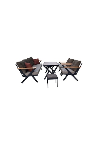 Vega 'N' Model Deluxe Bahçe&Cafe&Balkon Takımı Siyah