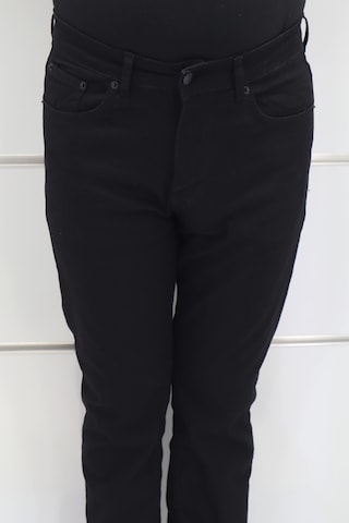 Denim Cartel Dmctekstil Erkek 974 Siyah Yüksek Bel Rahat Kesim Boru Paça Jean Pantolon