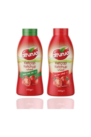 Altunsa Acı + Tatlı Ketçap 2 x 520 G