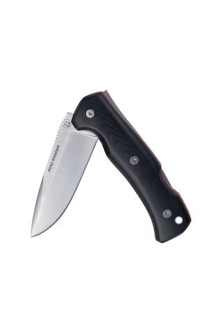 Cudeman 337-gnf Mini Ranger Black G10 Saplı Klipsli Ve Deri Kılıflı Çakı