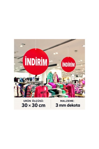 6 Adet Kişiye Özel Yuvarlak Asma Tabela Reklam Levhası 30x30cm Yazı, Renk Ve Ölçü Seçenekli