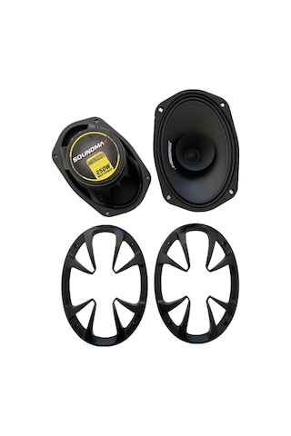 Soundmax Sx-M69Xh 6/9 Oval Midrange 250W 100Wrms İki Adet