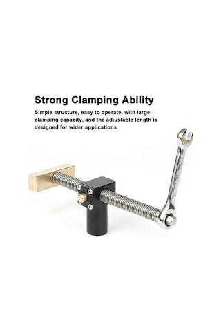 Dancemonkey Ahşap İşleri Mengesi - 20mm Delikli, Güçlü Sıkma, Hızlı Kilitleme