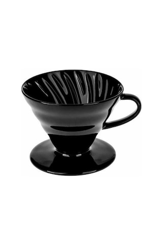 Ayrex Seramik Kahve Dripper - No: 2 - Siyah