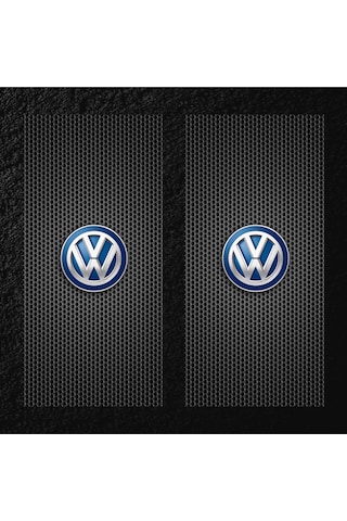 Araç Kapı Direği Kaplama Folyosu Uv Baskılı 2'li Set-50x24 Vw