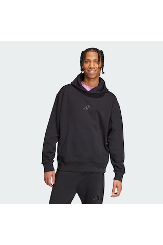 Black Adidas Erkek Kapşonlu Eşofman Üstü M A Szn Ft Hd Ix1248