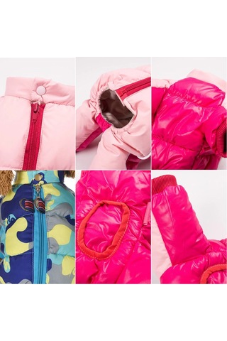 Xindoker Küçük Köpekler İçin Yumuşak Ve Sıcak Kışlık Tayt Kıyafet - Sarı M Beden