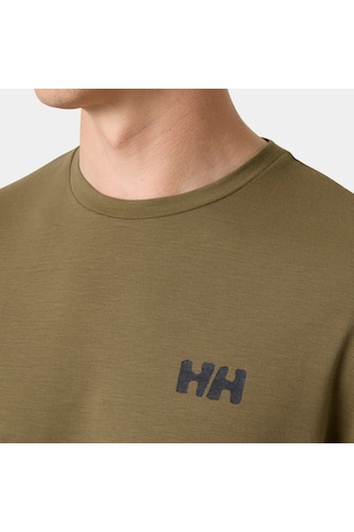 Helly Hansen Skog Recycled Graphic Erkek T-shirt-32452 Kahverengi