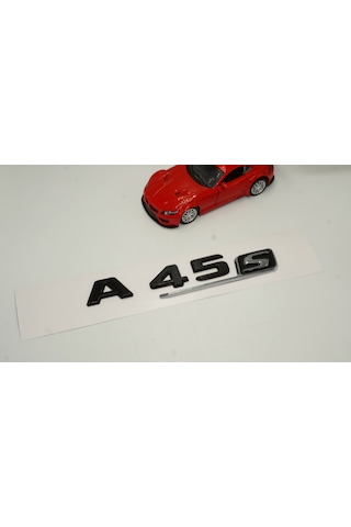 A 45 S Bagaj Parlak Siyah ABS 3M 3D Yazı Logo