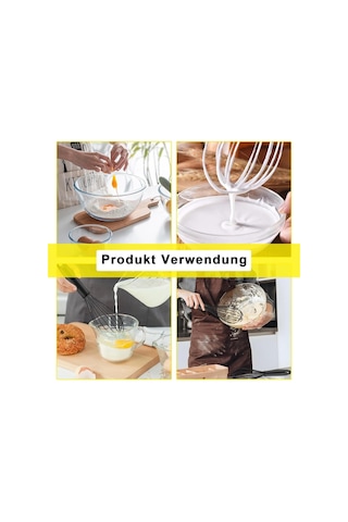 Orret Home Büyük Boy Silikon Çırma Teli,silikon Çırpıcı,yumurta,ayran Ve Pasta İçin Çırpma Teli 2 Genel