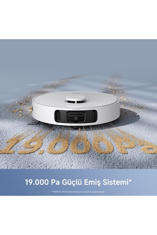 MOVA E40 Ultra Robot Süpürge 19.000 Pa Emiş Gücü Beyaz