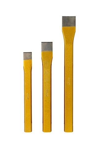 6466 Düz Keski Seti 175-200-250 Mm Bez Çantalı