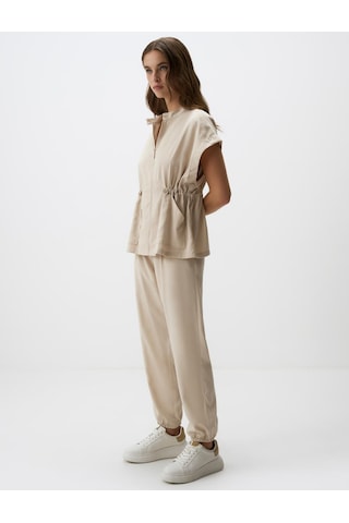 Jimmy Key Taş Dar Paça Normal Bel Kargo Cepli Gabardin Pantolon 4ww02210990928 Taş