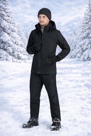 Vatan Tekstil İçi Polarlı Kışlık İthal Softshell Rüzgar Geçirmez Su İtici Kumaş Erkek Pantolon Gri