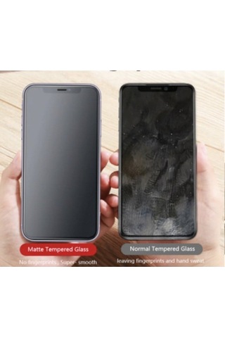 Apple Uyumlu iPhone Xs X 11 Pro Mat Seramik Nano Tam Kaplayan Full Ekran Koruyucu Siyah