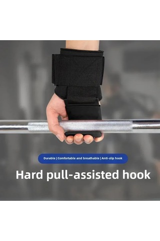 Reedark Güç Antremanı İçin Sarı Tekli Halka Grip Kanca - Çekim, Dambıl Ve Çubuk Hareketlerinde Tutku Gücü Artırıcı Aksesuar Çok Renkli