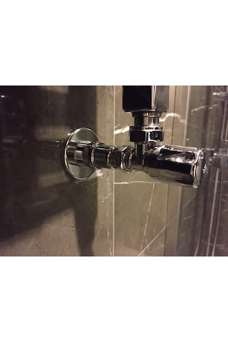 Havlupan Ayarlı Boru Gizleme - Krom