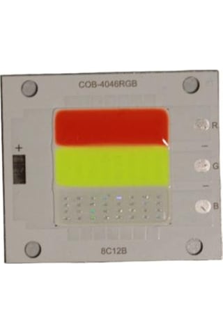 DC24-30V 600-700mA 50W RGB Projektör Çipi DC24-30 Volt 50 Watt Cob Led Projektör Ledi