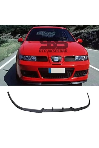 Seat Leon Mk1 Mk2 Cupra R Uyumlu Ön Lip Mat Siyah Ön Tampon Lip